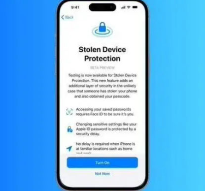 布拖苹果授权维修店分享被盗设备保护功能开启方法 
